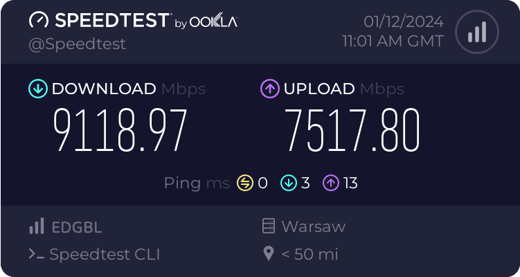 Poland VPS Hosting with 10Gbps on every host node
