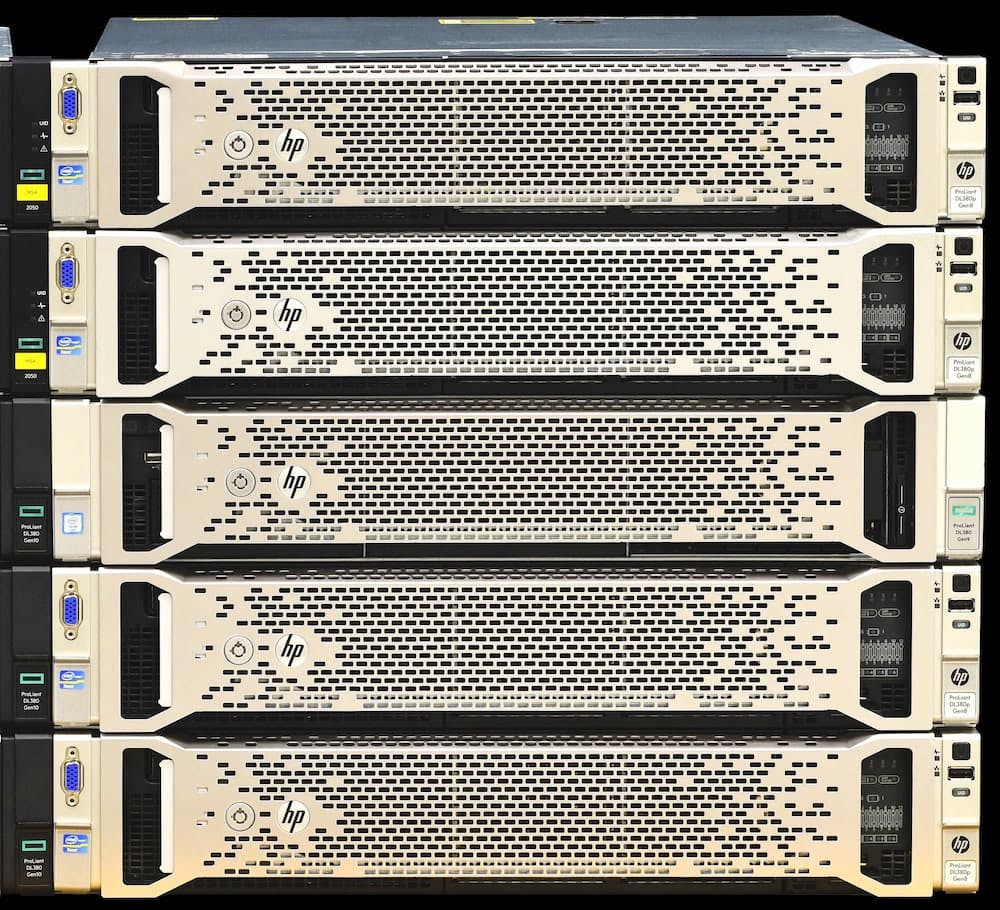 HP DL360 Gen8 and Gen9 enterprise server enclosures